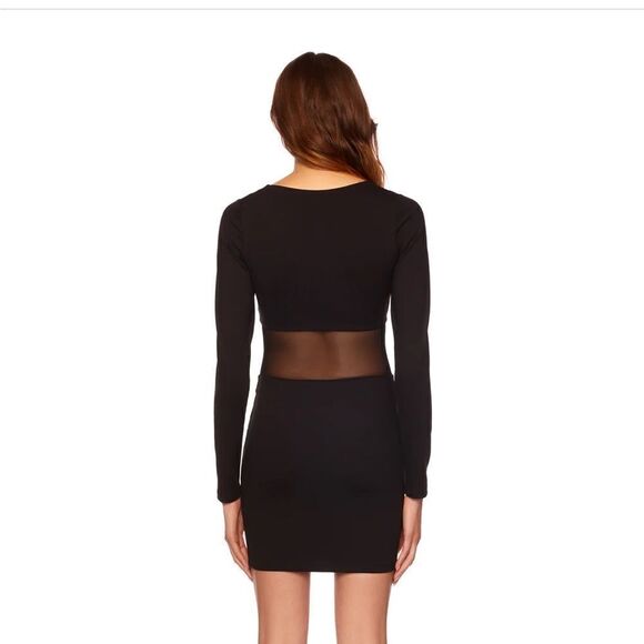 Susana Monaco mesh angle wire long sleeve dress - Picture 3 of 3